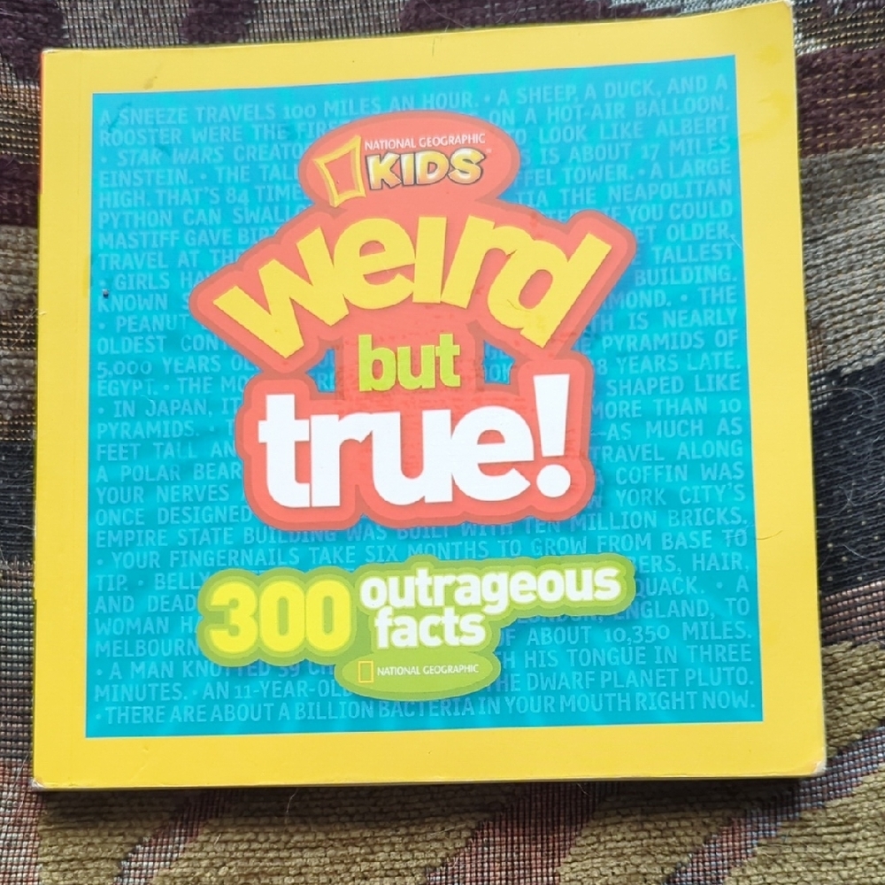 National Geographic Kids Weird But True Book - Blue and Yellow